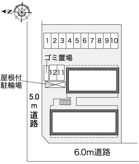 ★手数料０円★三鷹市北野３丁目 月極駐車場